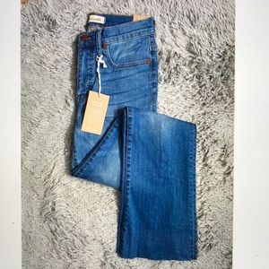 NWT Madewell Cali Demi Boot Jeans Denim 26 (TALL)